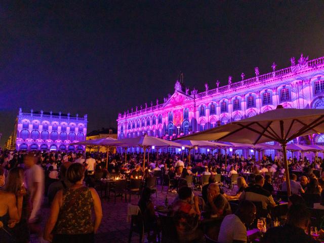 Video Mapping la Belle saison place Stanislas